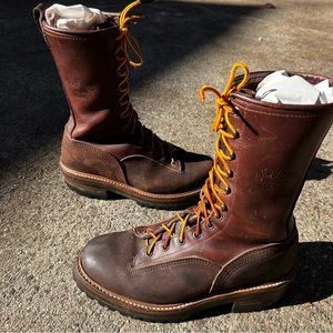 Men’s Hoffmans Boots Size 9 1/2 10” Shaft